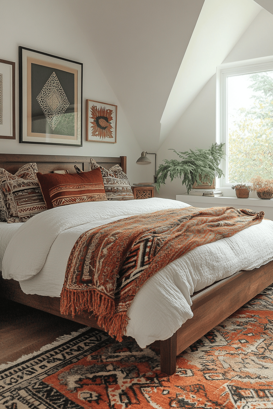 Cultural fusion bedroom