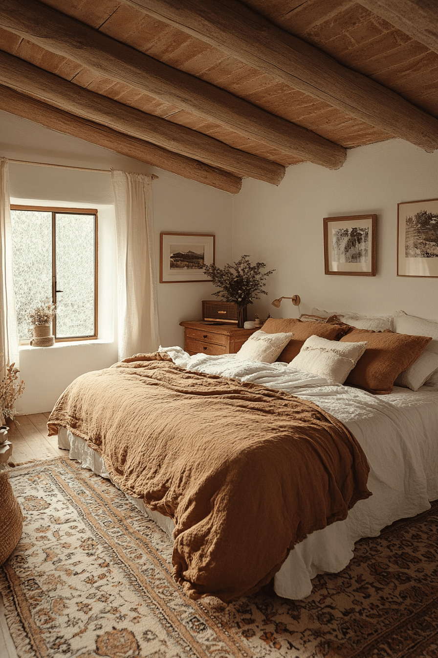 Desert-inspired bedroom