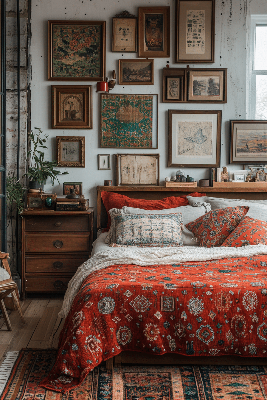 Collector's bedroom decor