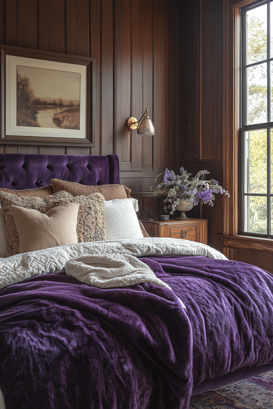 Luxurious Velvet Bedroom
