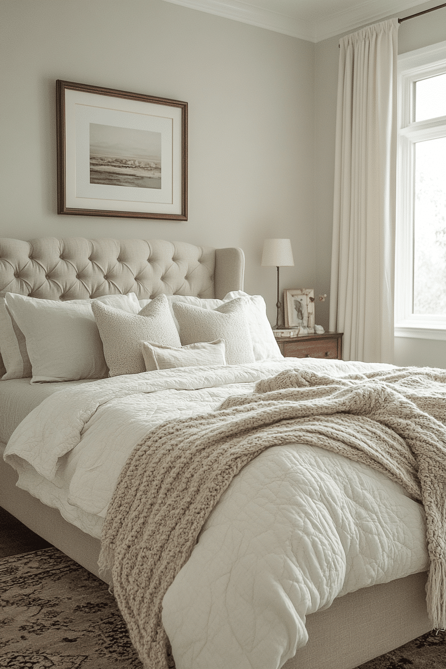 Monochrome Calm Bedroom