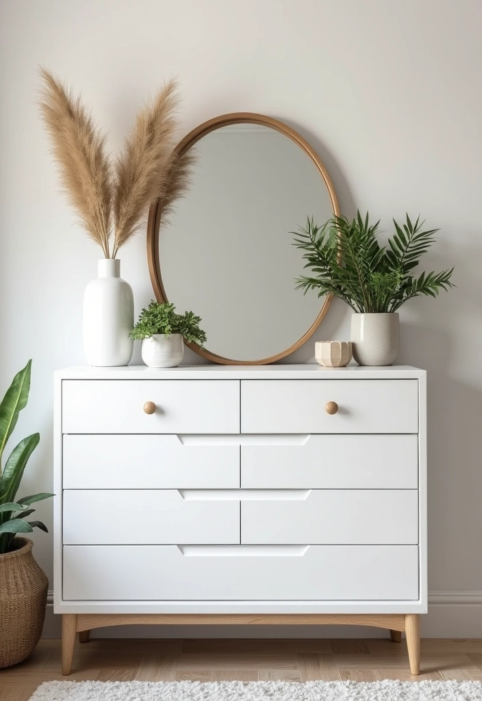 White Dresser with Soft-Close Drawers