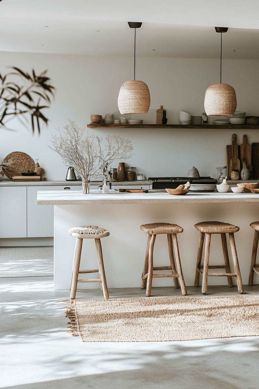 Minimalist Boho Kitchen