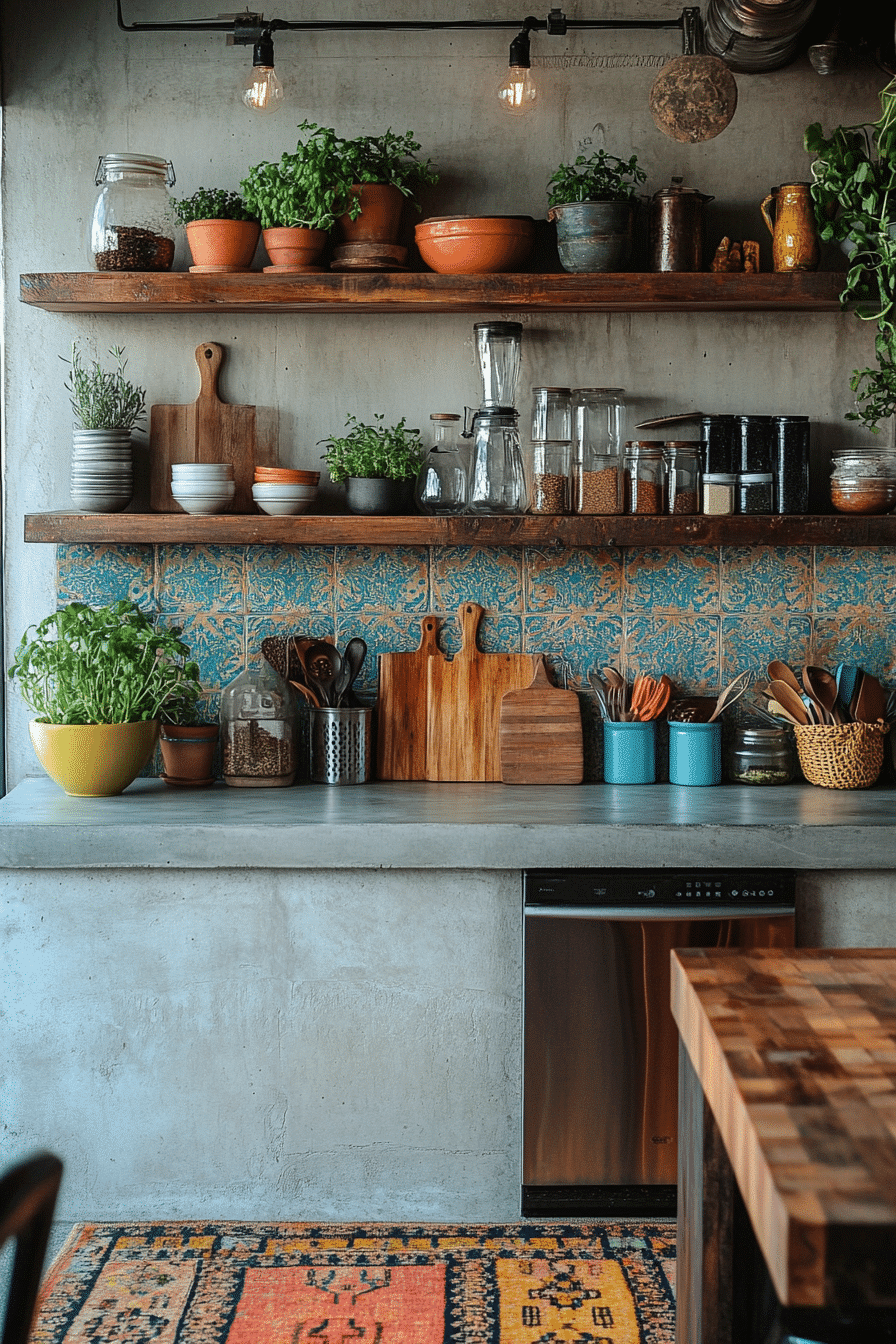 Urban Boho Kitchen