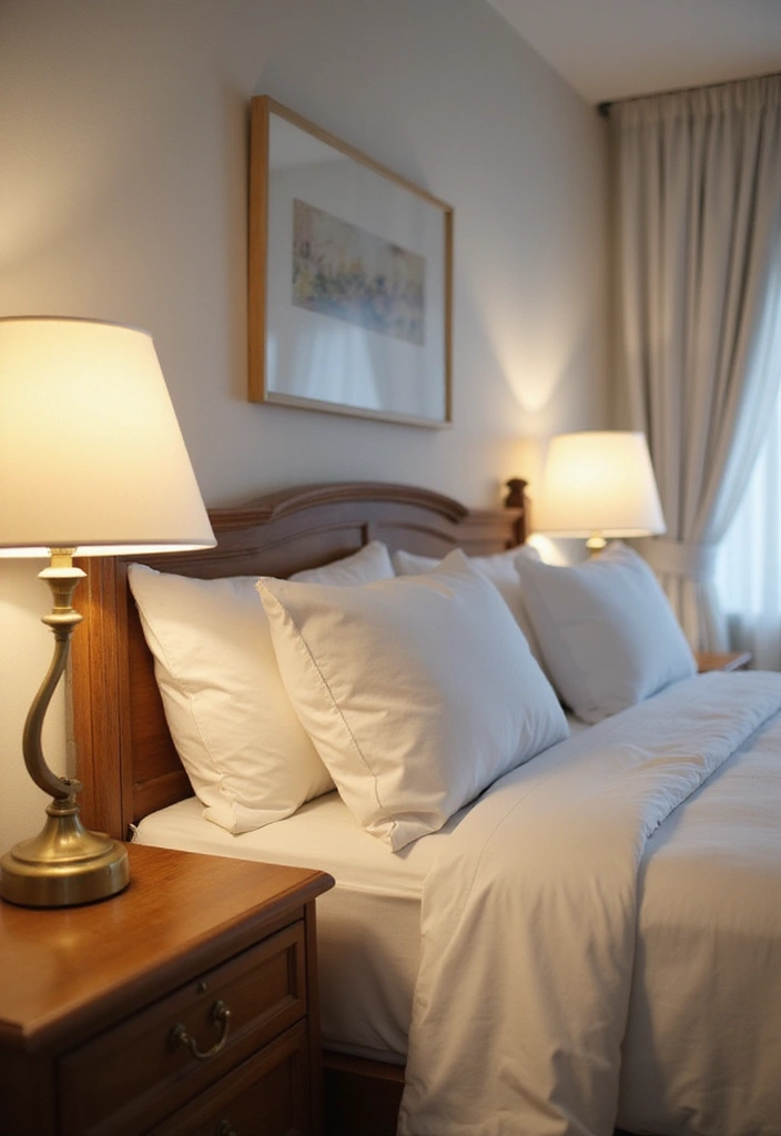 White Bedside Table Lamps