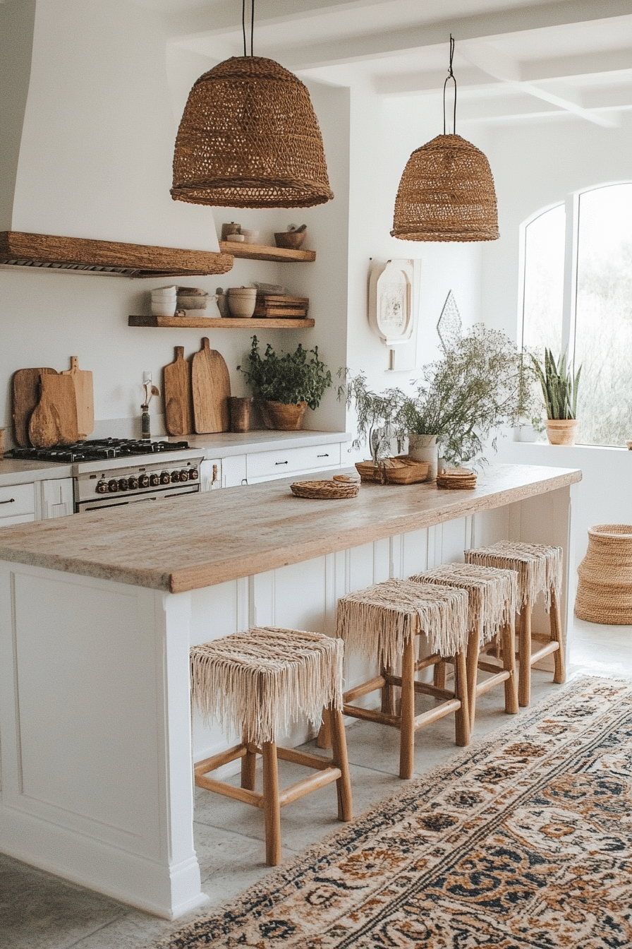 Boho Kitchen Lighting
