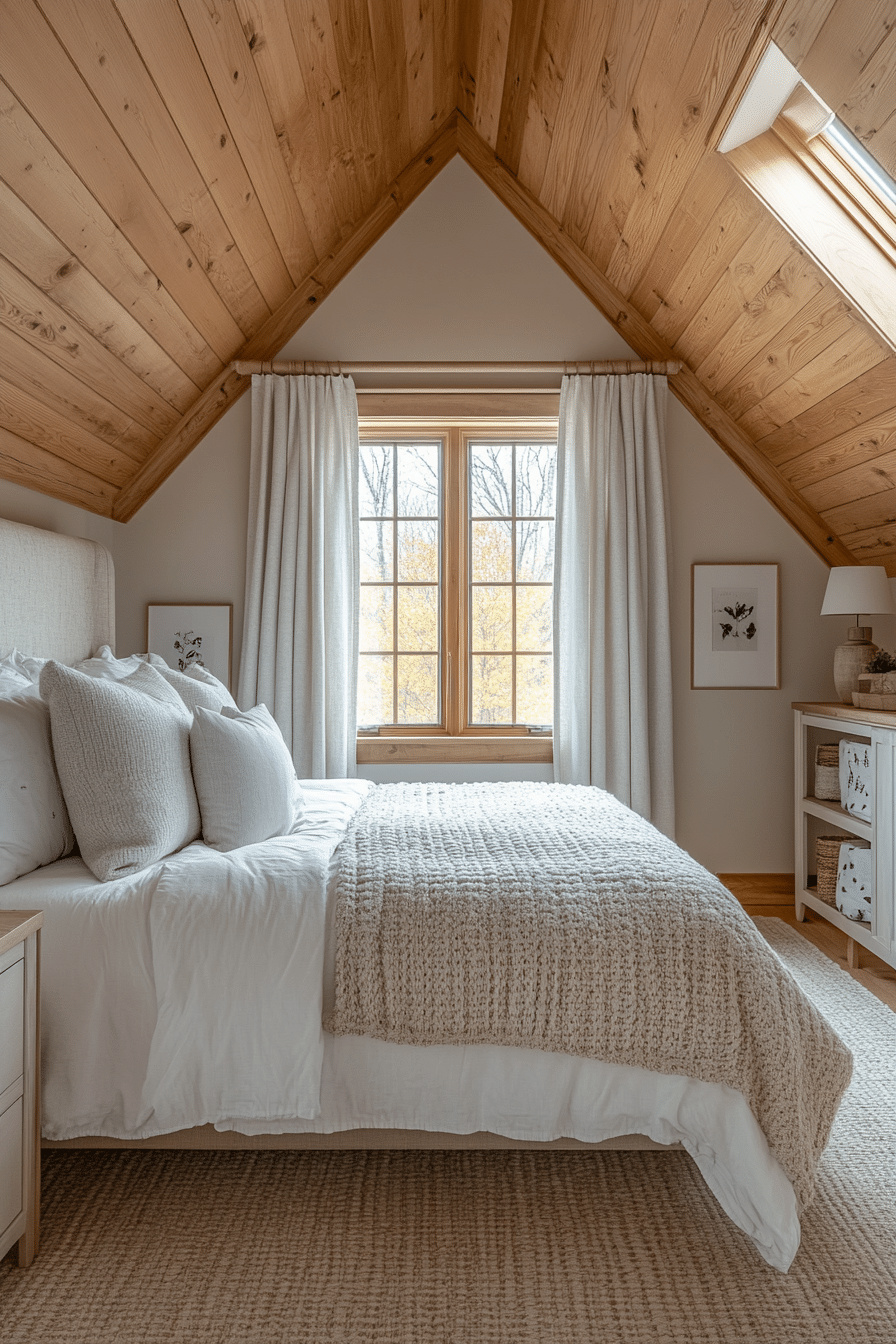 Scandinavian style guest room