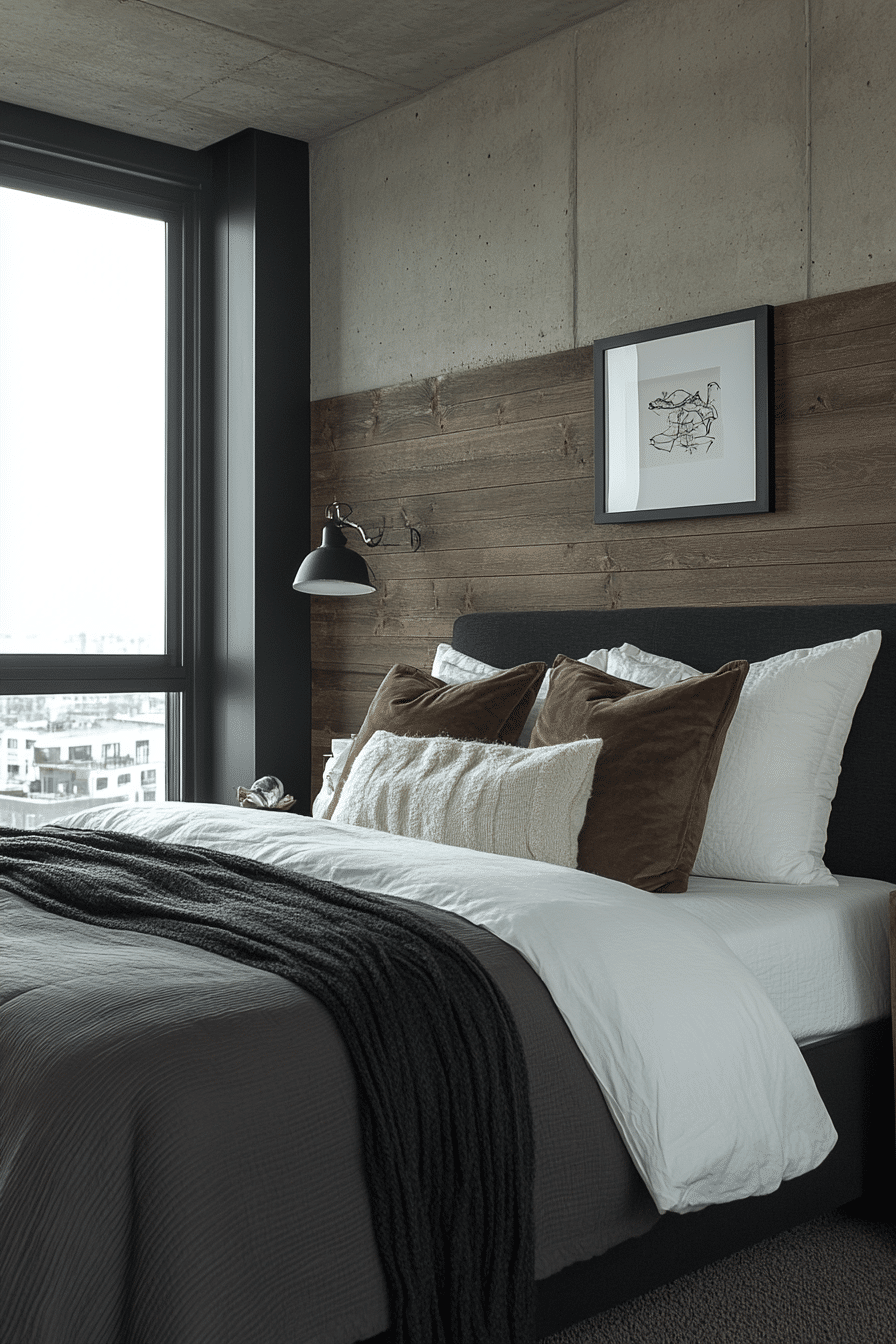 Urban industrial guest room