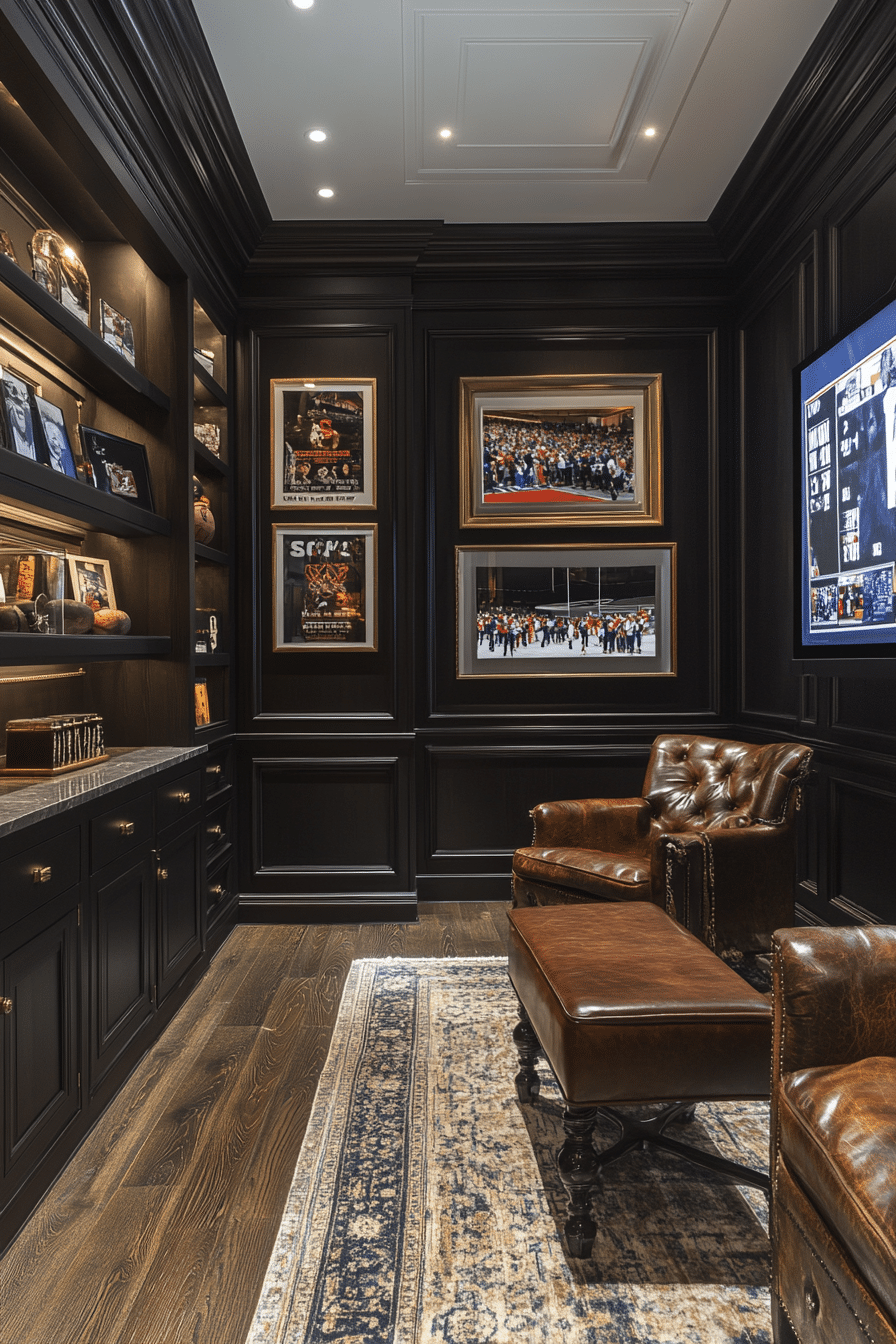 Sports themed guest room