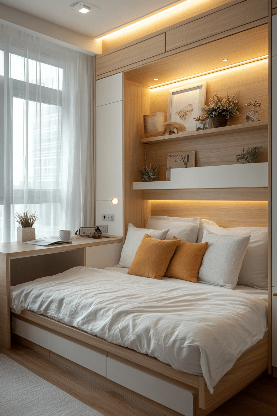Compact and smart guest room