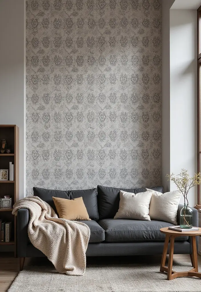 Cozy Nook with Charcoal Grey Sofa