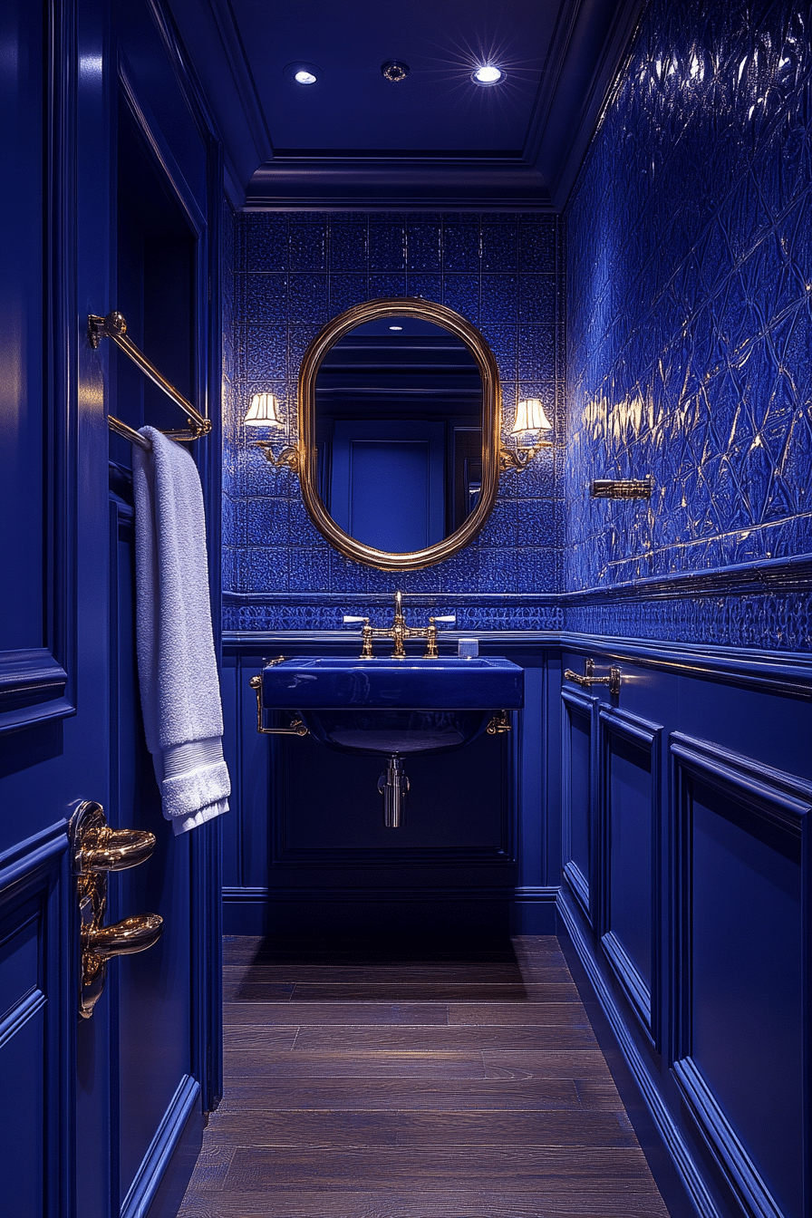 Royal Blue Bathroom