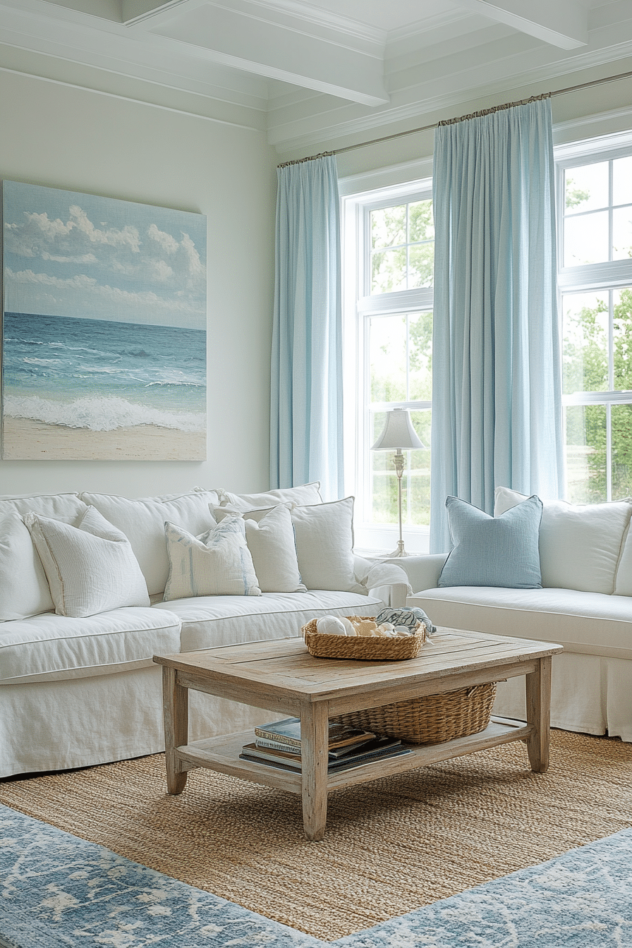 Ocean hues curtains