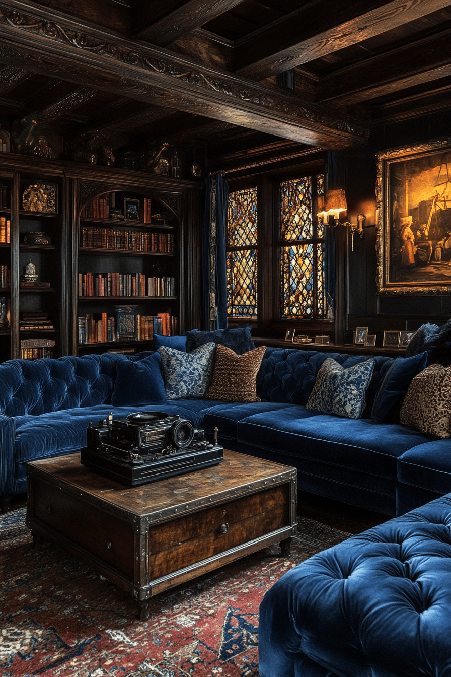 Dusk Velvet Gothic Interior