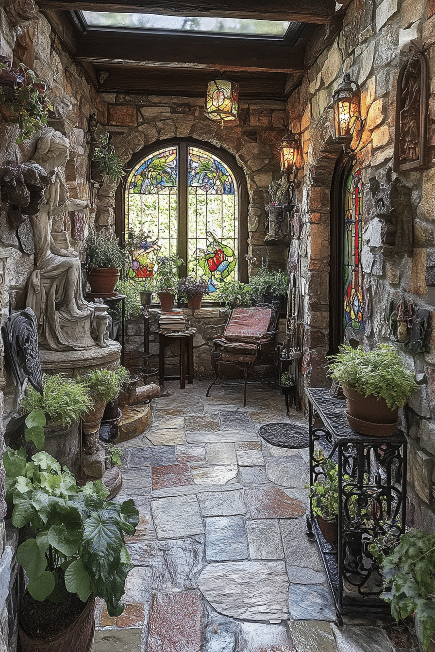 Worn Gothic Interior