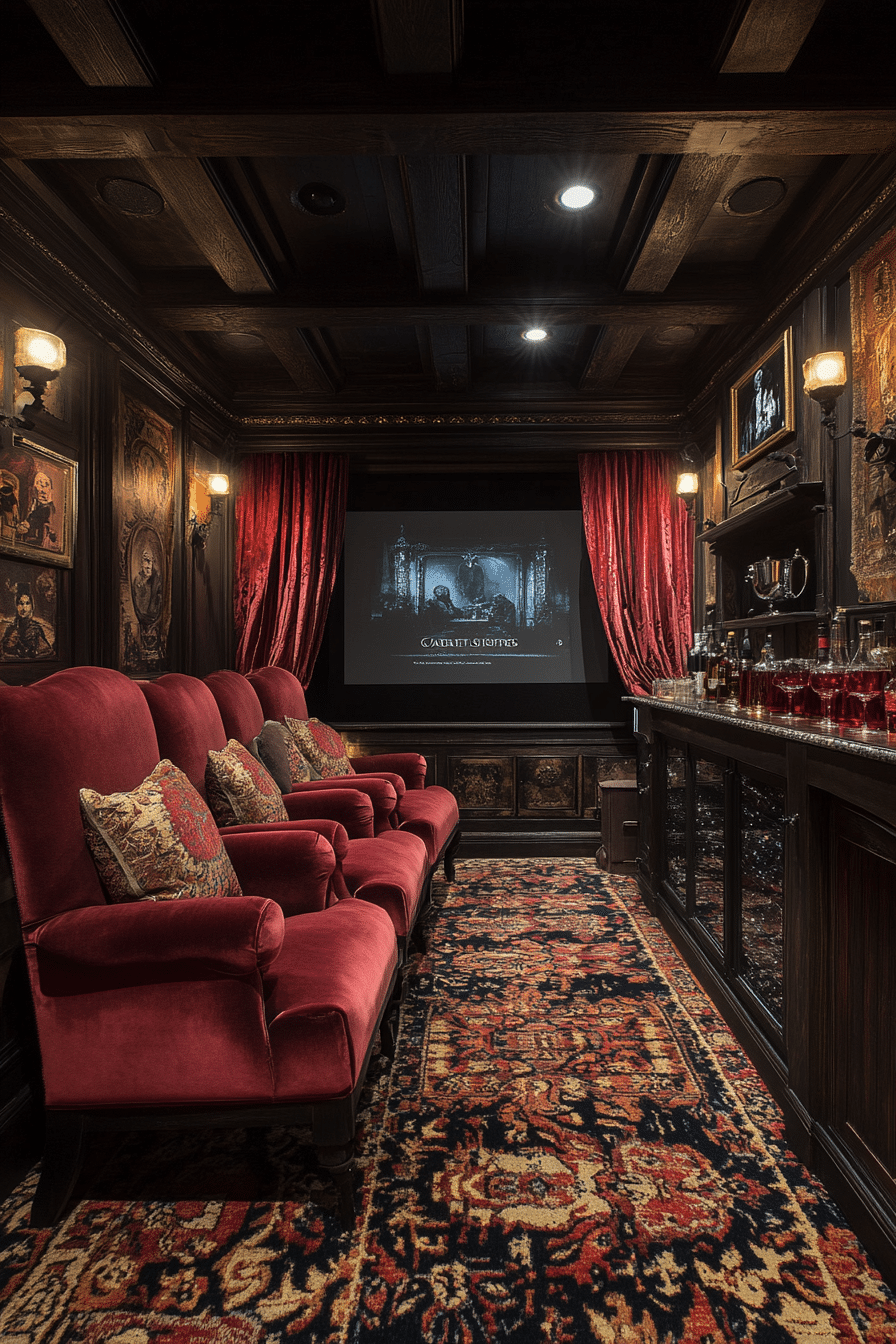 Crimson Gothic Interior