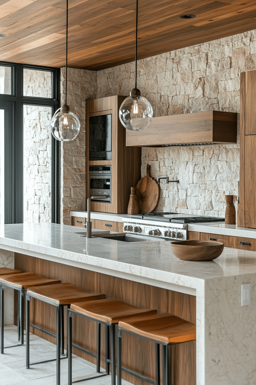 Textured Kitchen
