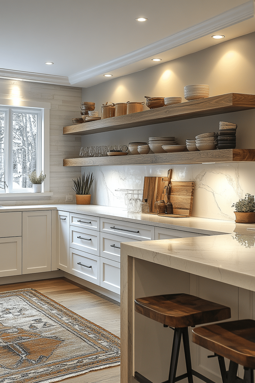 Open Shelving Kitchen