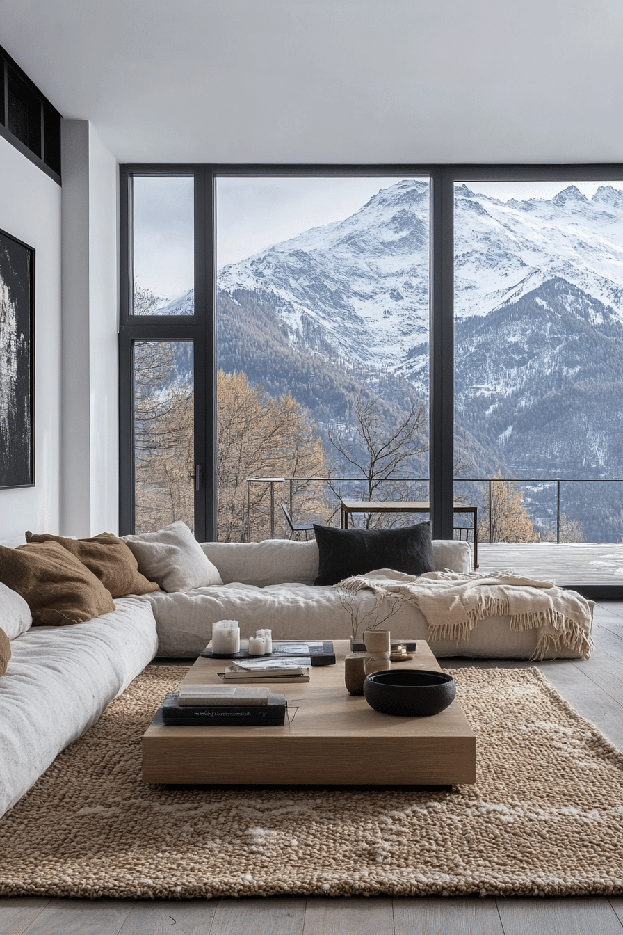 Monochrome Scandinavian interior