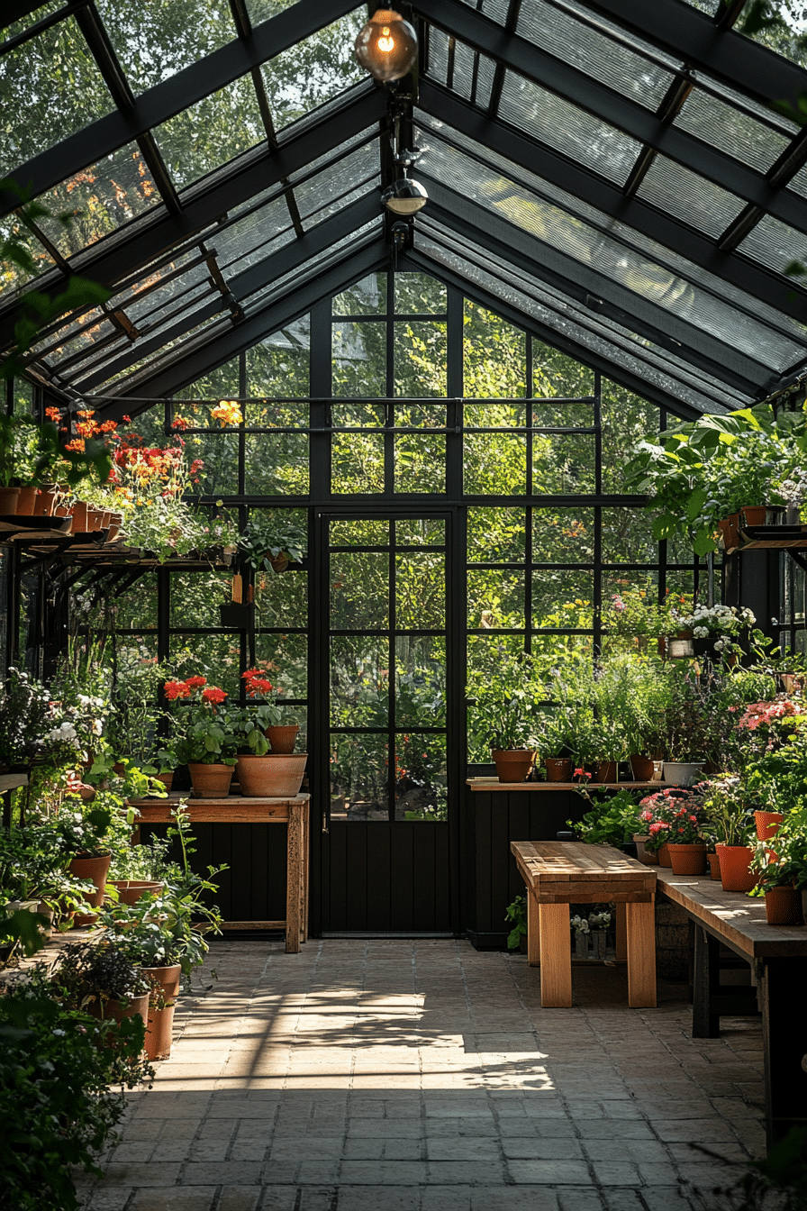 Scandinavian interior with plants
