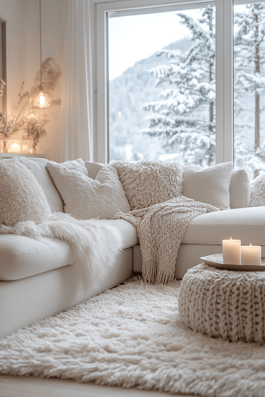 Winter Scandinavian interior