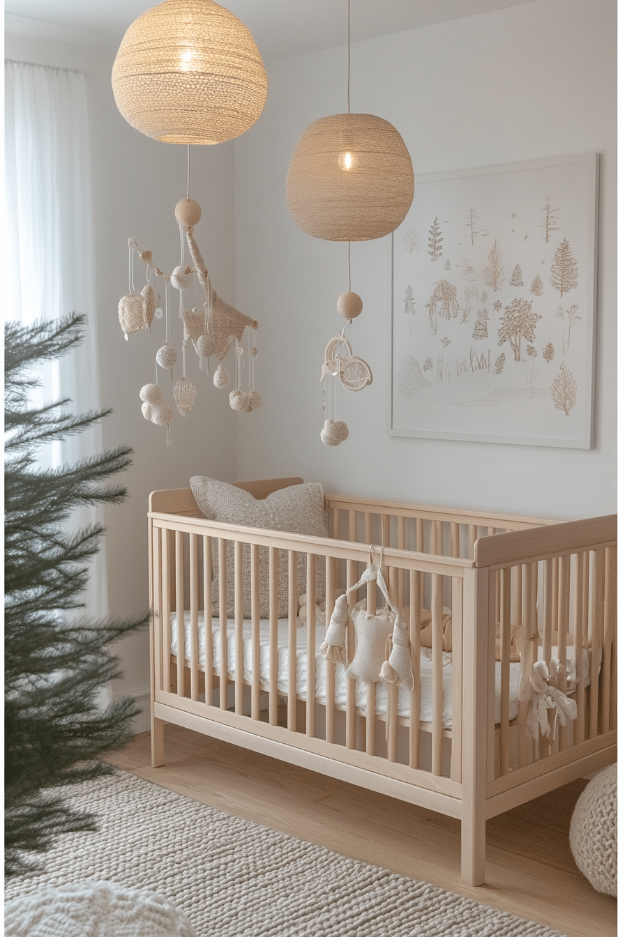 Soft pastel Scandinavian interior