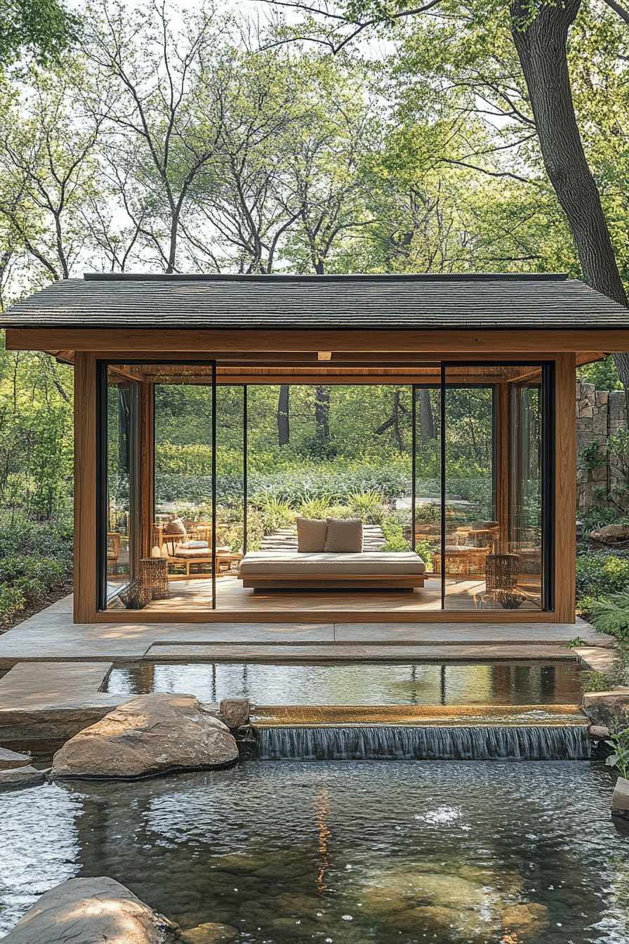 Meditation Room Overlooking Garden