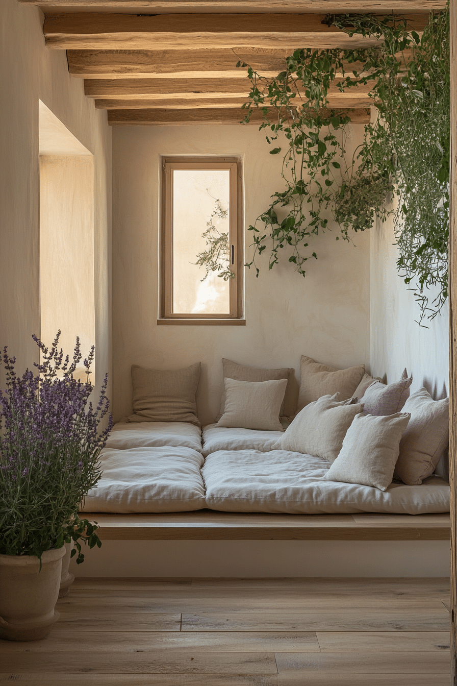 Meditation Room with Essential Oil Diffuser