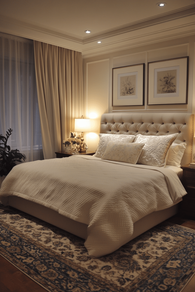 Luxury on a Budget Transitional Bedroom