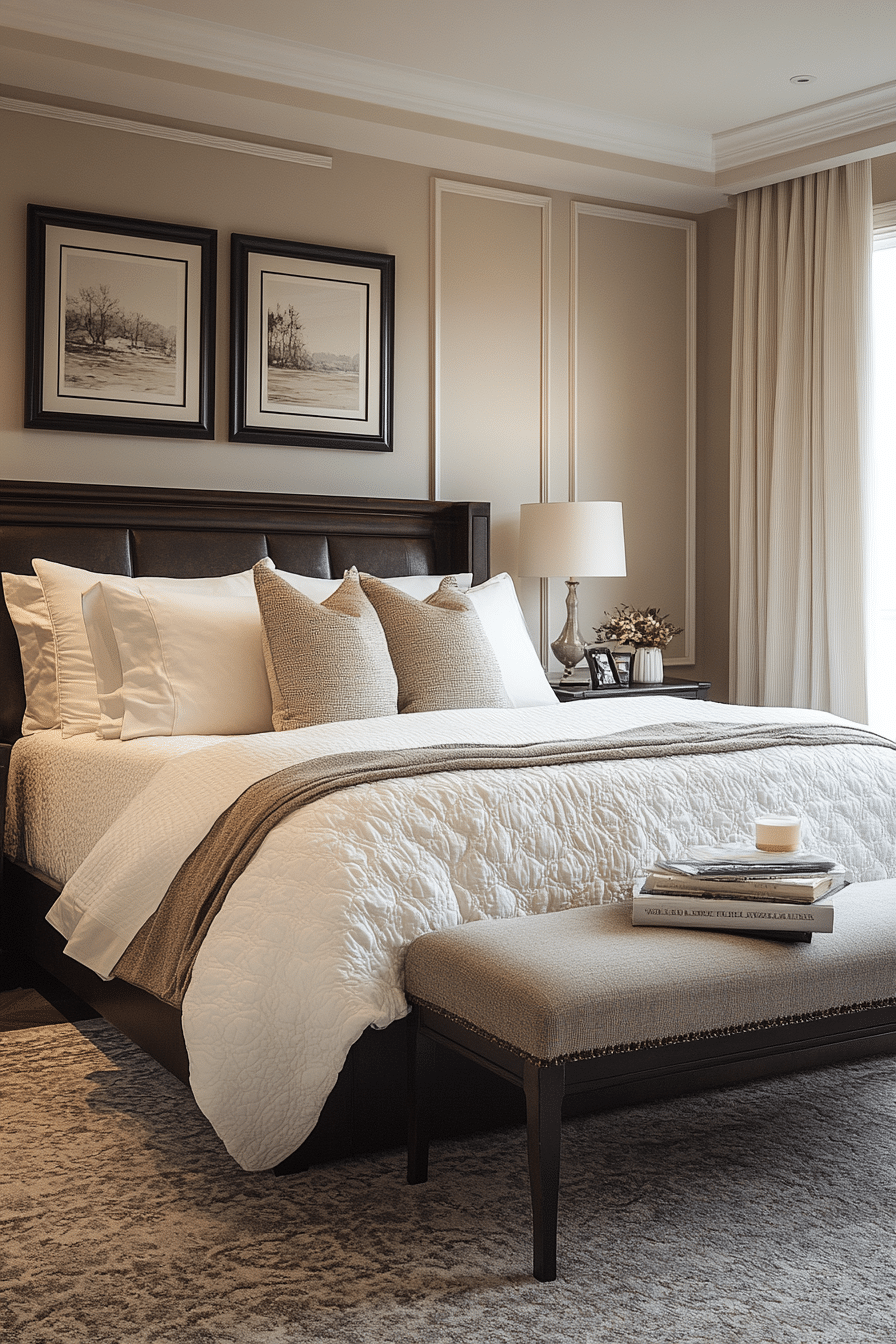 Seamless Fusion Transitional Bedroom