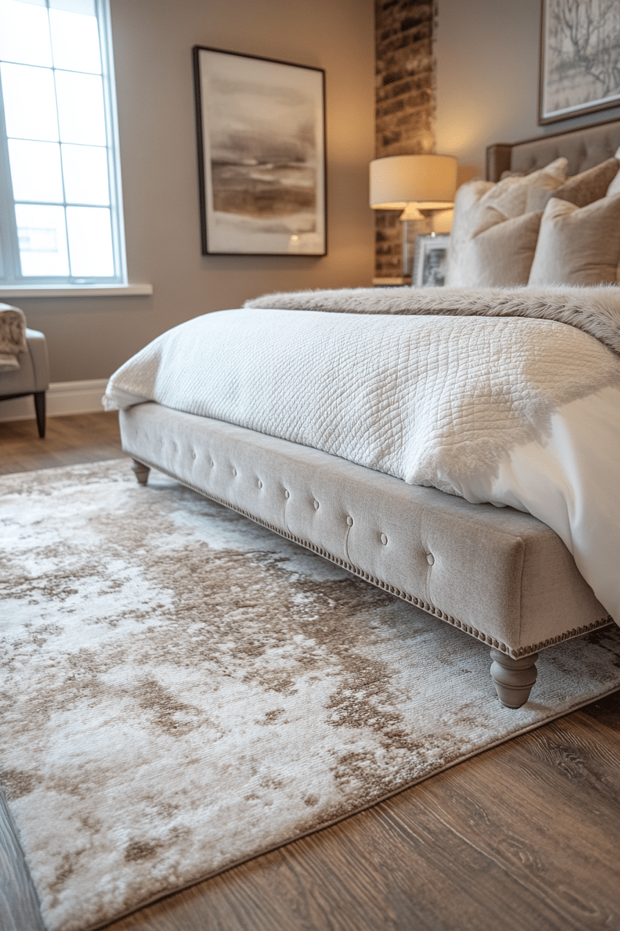 Soothing Elegance Transitional Bedroom