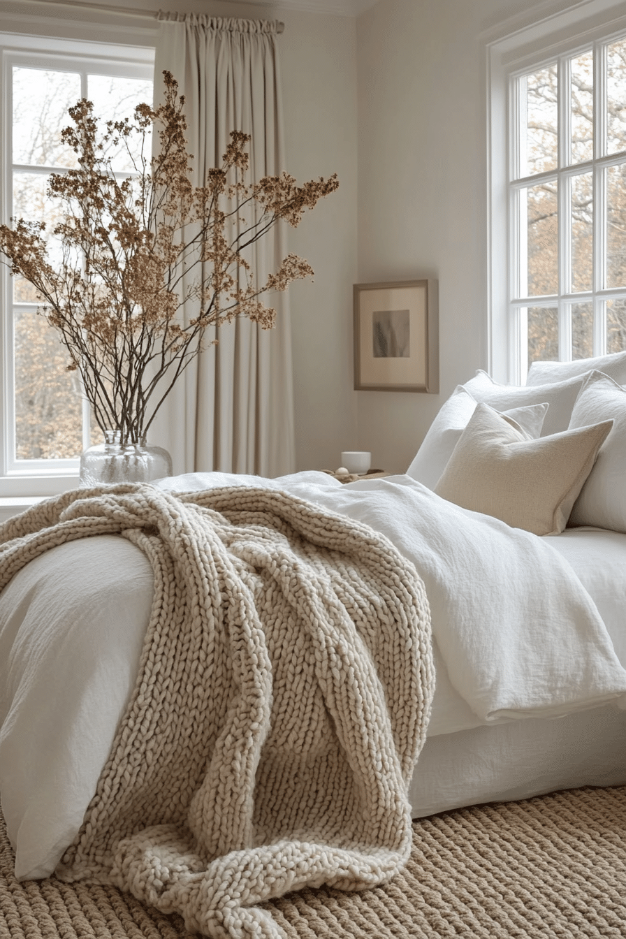 Calm Refuge Transitional Bedroom