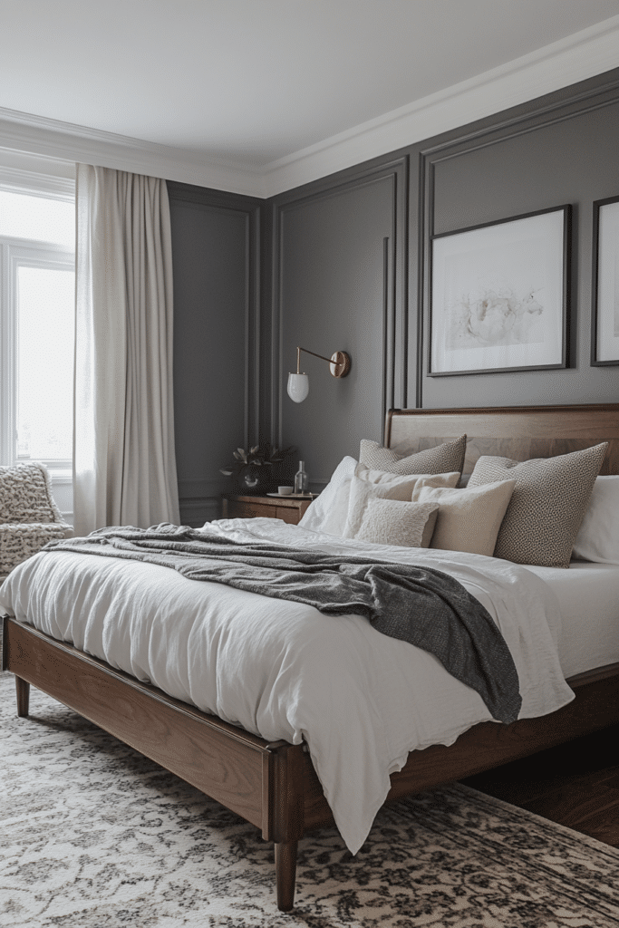 Contemporary Classic Transitional Bedroom