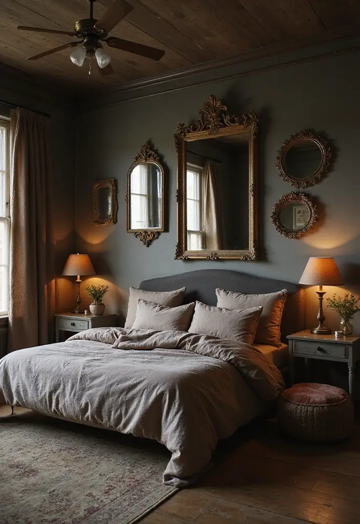 Vintage Elements in Bedroom