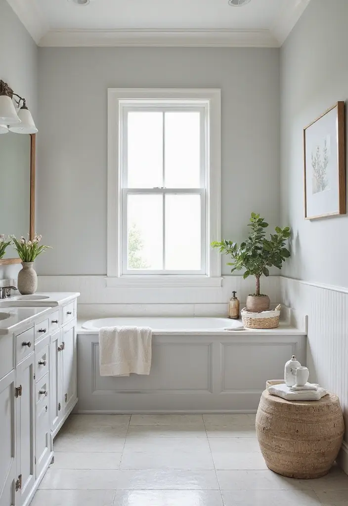 Timeless Ashen Gray Bathroom Palette