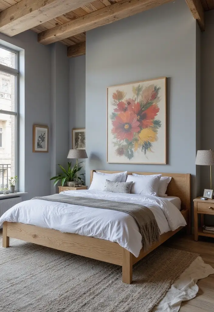 Serene Gray Bedroom Paint Color