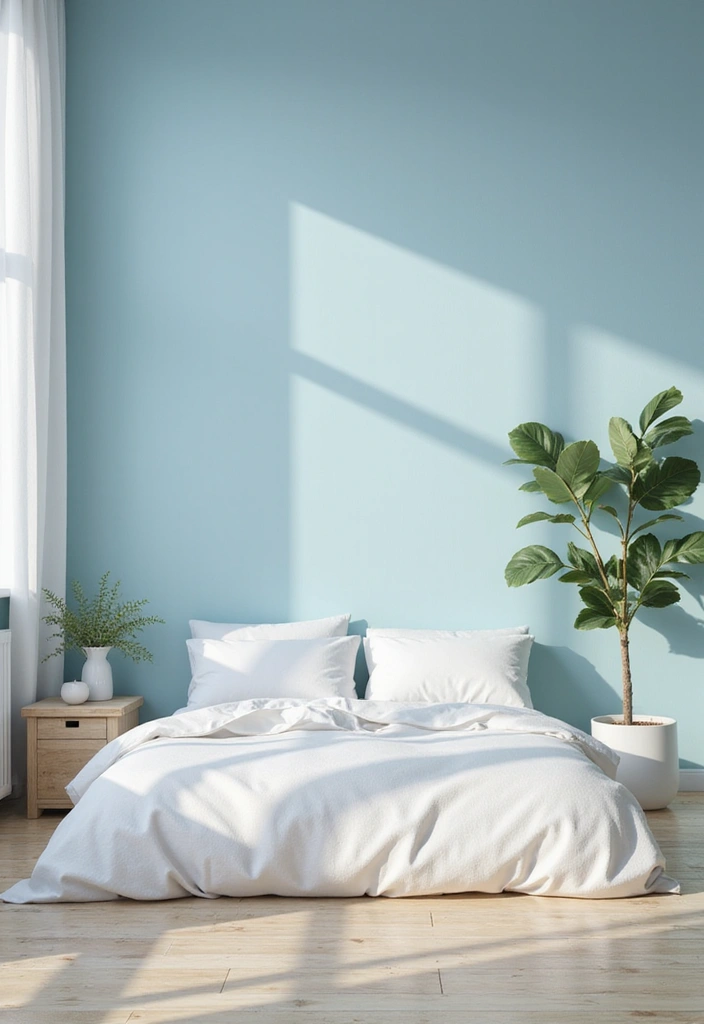 Calming Blue Bedroom Paint Color
