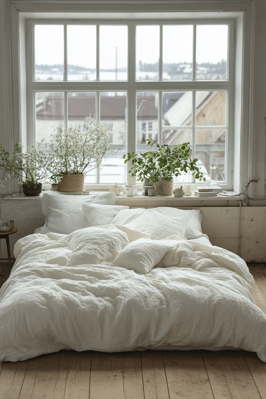 Scandinavian style bedroom