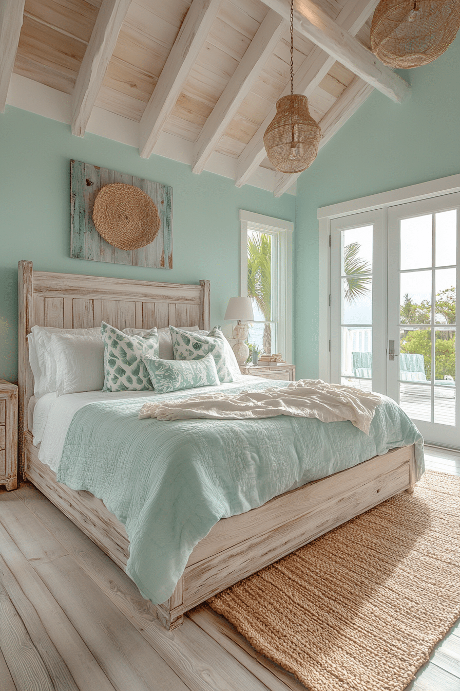 Coastal style bedroom