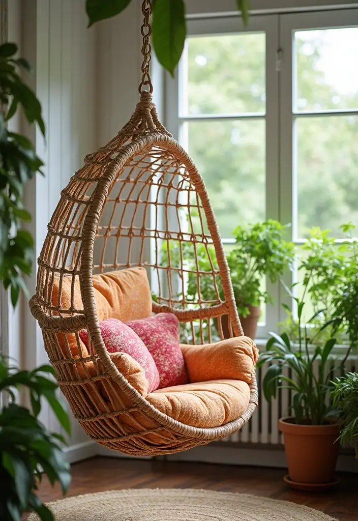 Relaxing Wicker Hammock Chair