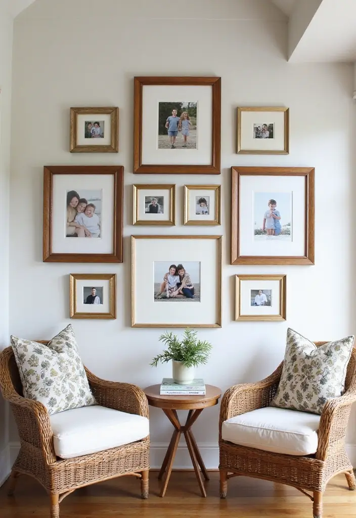 Personalized Wicker Picture Frames