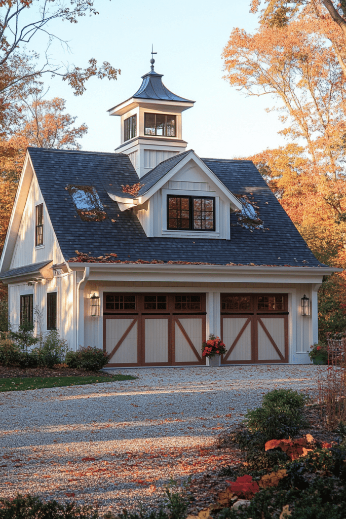 Cupola Feature Farmhouse Garage