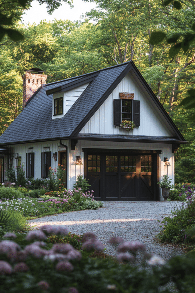 Dormer Windows Farmhouse Garage