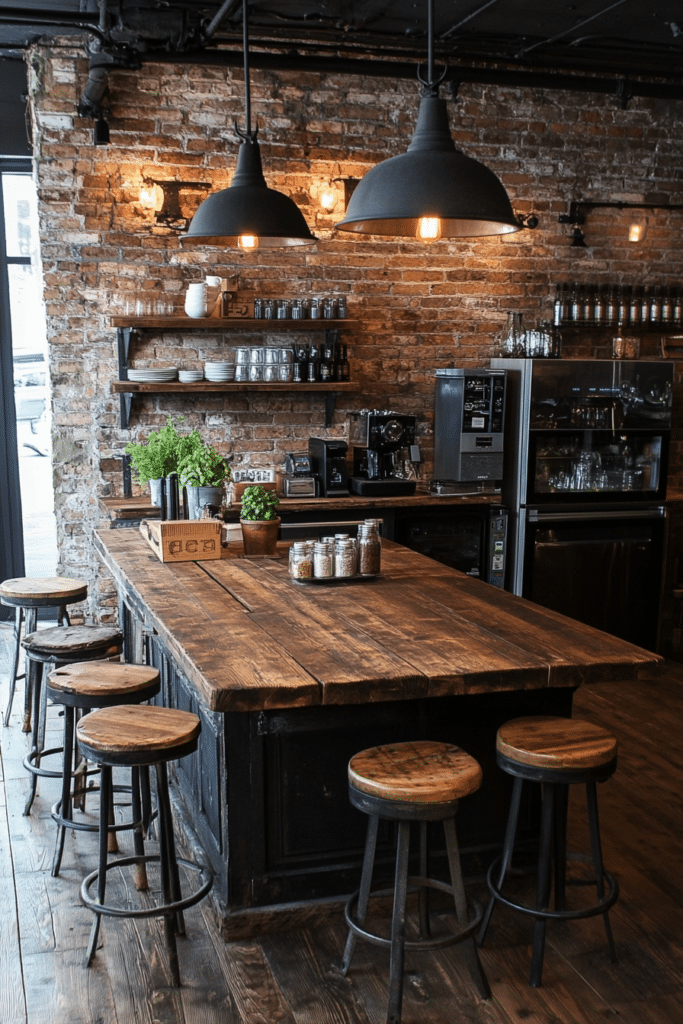 Industrial Vintage: Antique Kitchen with an Urban Edge
