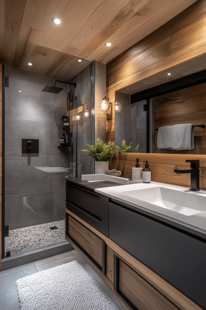Contemporary Updates for Small Bathrooms