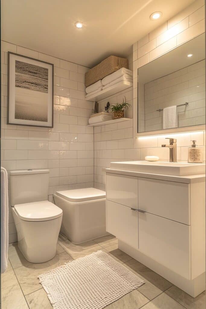 Monochrome Elegance in Compact Spaces