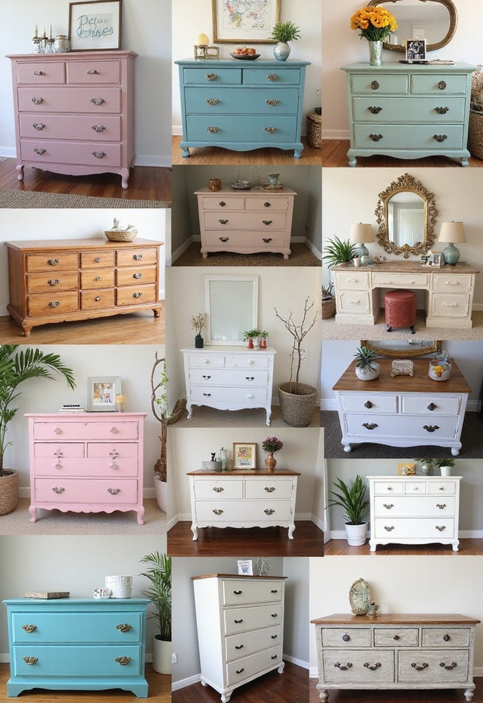 Creative Bedroom Dresser Makeovers