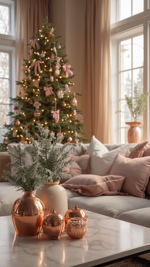 Copper and Rose Gold Festivity