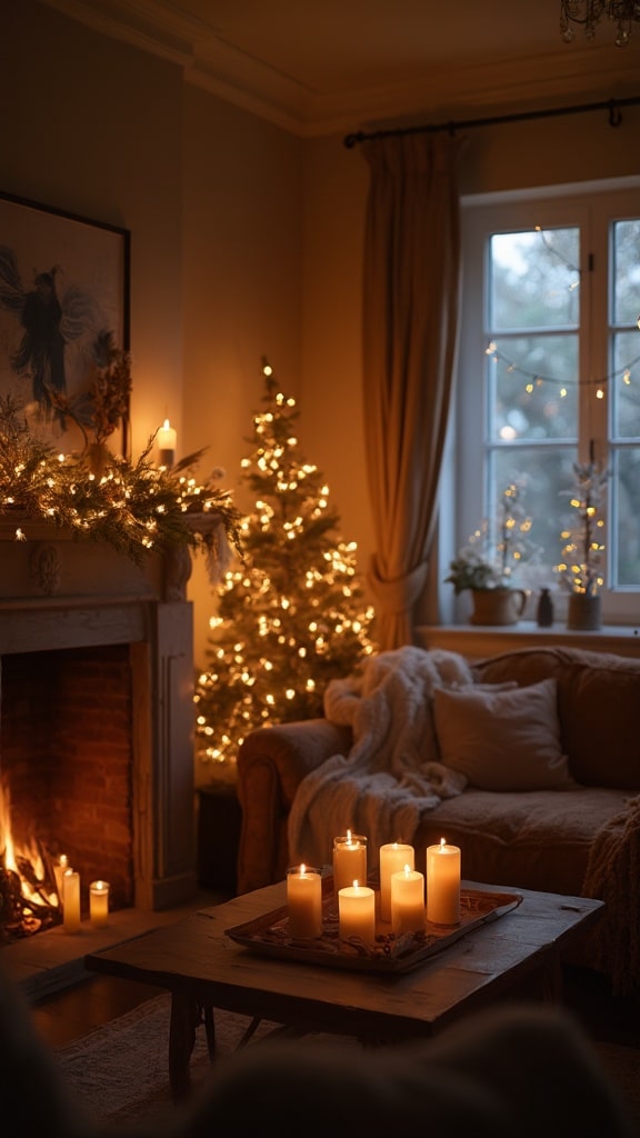 Layered Festive Lighting