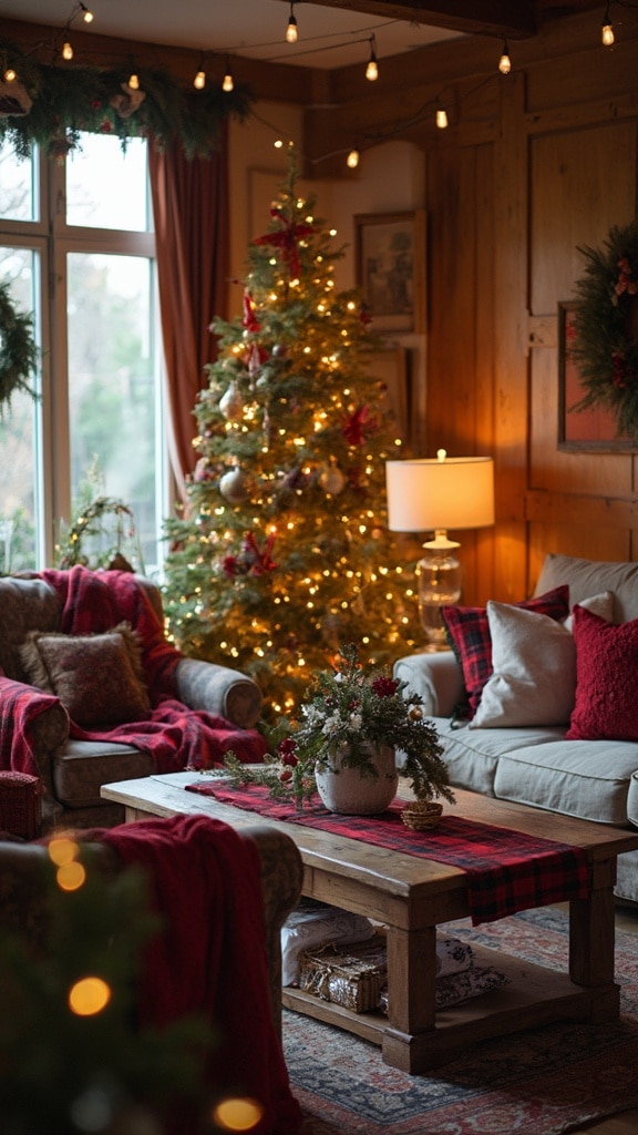 Plaid and Flannel Cozy Accents